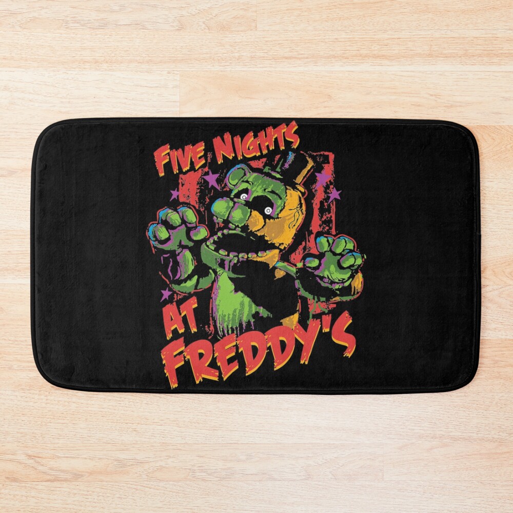 Funny Five Nights At Freddy S Phantom Bath Mat